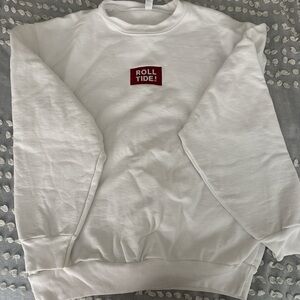 White 'Roll Tide!' Sweater